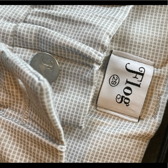 Flog pants with zipper-button up-belt loops- Size 29 - boot cut- White and Gray - Picture 3 of 13